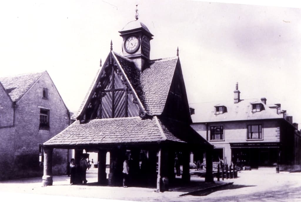 The Buttercross, Witney, circa 1900